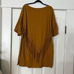 Bucket List fringe T Shirt Dress